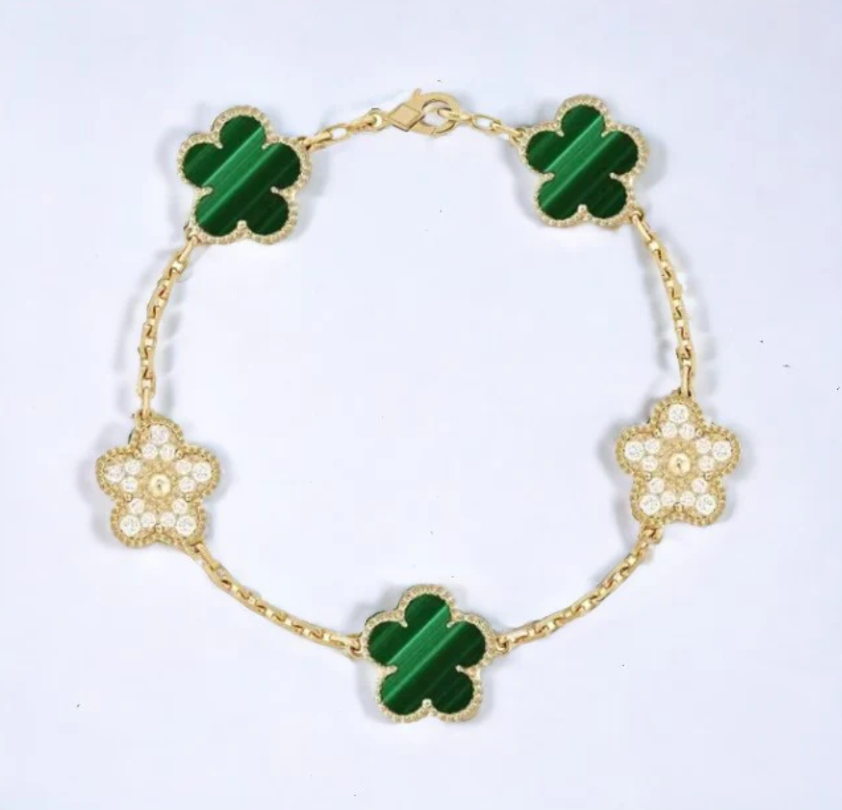 LuminaLuxe™ 18K Gold Bracelet