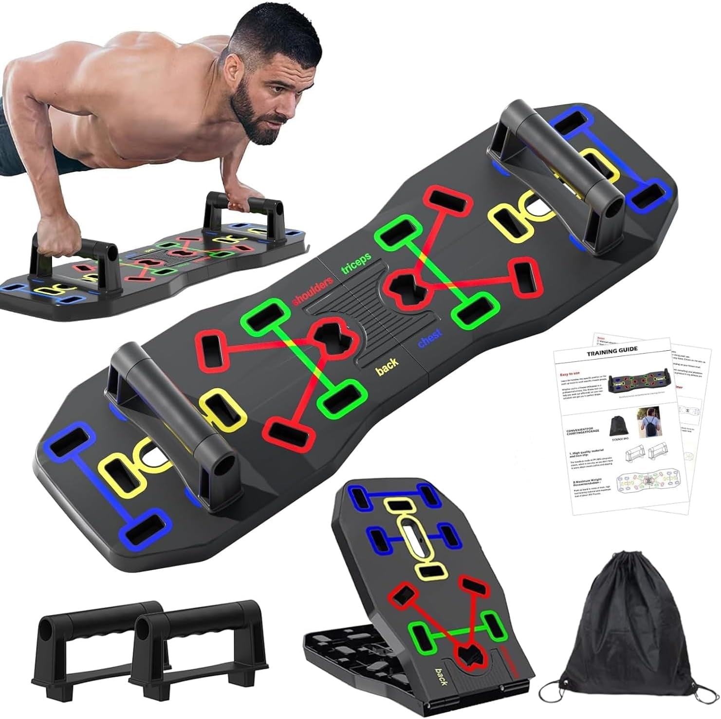 Moveform™ 10-in-1 Foldable Push-Up Board
