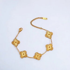 LuminaLuxe™ 18K Gold Bracelet